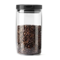 하리오 캐니스터 1000ml 블랙 MCN-300B, 1개, 1개