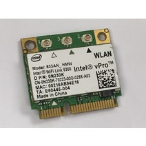 S 인텔 WIFI 링크 5300 AGN 533AN_HMW 하프 미니 PCI-E 2.4/5Ghz 802.11n 무선 카드 Asus /dell/acer 용, 한개옵션0