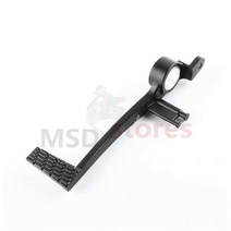 스즈키호환 오토바이 리어 풋 브레이크 레버 페달 GSXR1000 2005-2010 K5 K7 K9 2006 GSXR600 K6 K8-10, [01] Black, 01 Black