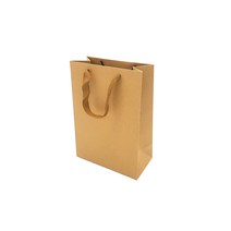 무지 크라프트 종이 선물백 세로형 중, 5개