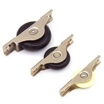 도어롤러 리프팅레일철제 프레임 + 나일론 음소거 휠 슬라이딩 도어 찬장/창문 그루브 하중 베어링 풀리, 01 40mm