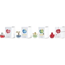 미국정품발송 니나 리치 Nina Ricci Variety Set4 Piece Mini Varity With Bella Luna Rouge And All Are 0.14 oz Min