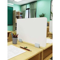 독서실칸막이 사무실 책상 위 가리개 사무실 집중력, (60x40cm)(플러그 앤 플레이)