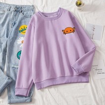 시밀러룩 커플 웨딩촬영커플룩 동물 귀여운 여성 까마귀 풀오버 커플 후드 연인 운동복 코튼 여성 자체 kpop 코트 겨울 느슨한 두꺼운 점퍼