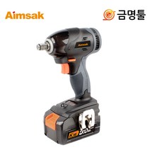 아임삭 BL18Q605 충전임팩렌치 18V 5.0AH 2팩 BL모터 3단속도조절, 1개