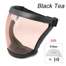 안면전체보호마스크 용접 예초 다목적 -20, Black Tea