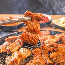 화진갈비 국내산 냉장 수제 양념 돼지갈비, 1kg, 1개