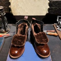 바이크 신발 부츠 안전 남성 부츠 정품 가죽 겨울 남성 오토바이 부츠 레트로 레이스 업, 갈색면, 47