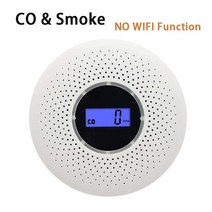 이산화탄소경보기 캠핑용일산화탄소 가스누설 감지기 연기 산소농도 2IN 1 WIFI 스마트 일산화탄소 연기 감, 01 CO Smoke Detector, 01 CO Smoke Detector