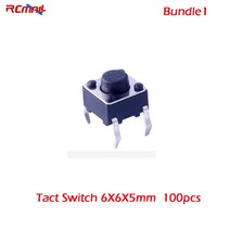 드론 조종기 리모콘 조종 RCmall 촉각 푸시 버튼 스위치 택트 6x6x7mm 4P DIP Arduino FZ1713, 01 번들 1
