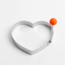 쿠킹스 하트 스텐 후라이 계란틀, 1개