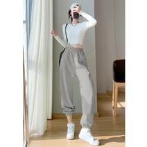 영메이 YM23131A 여성 면 트레이닝 바지