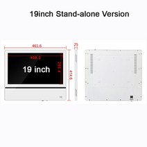did모니터 광고용모니터 전자메뉴판 19/ 22 빌딩 엘리베이터 벽 산 LCD 광고 모니터 LED 울트라 얇은 프레, 07 19in Stand-alone