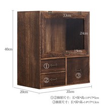 미니약장 엔틱 멀티정리함 미니어처정리 전통가구 수납정리함 서랍형수납장 고가구 침대밑수납 화장품정리 인테리어정리함, DZ-17