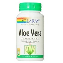 솔라레이 알로에 베라 젤 컨센트레이트 베지테리안 캡슐, 100개입, 4개