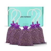 20 팩 10 삼나무 및 10 라벤더 사셰 백 행거 후크가 있는 완전 채워진 향 주머니, 10 Lavender