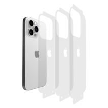 [primefilmxes] 프리즘엑스 로고가 보이는 아이폰 후면필름 3매입 + 부착 가이드