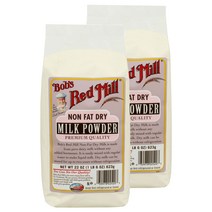 밥스레드밀 논 팻 드라이 밀크 파우더, 2개, 623g