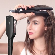 keka 볼륨 고데기 머리 뿌리 내추럴 볼륨 8mm 5mm 음이온 헤어 케어 온도 조절, 일반형-8mm, 블랙