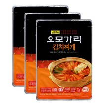 오모가리 김치찌개 500gx3봉 국내산 묵은지 밀키트, 500g, 3개