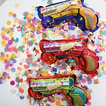 폭죽건 10P 세트 폭죽총 축하폭죽 생일폭죽 브라이덜샤워 컨페티 축포, 공기주입식 축포(10P)