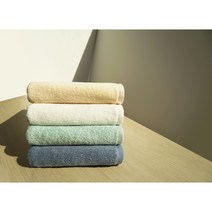송월타월 라이트컬러 호텔수건 130g 면사, 민트, 4개