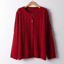 아이우먼 베이직라운드가디건 EBF490M110 빅사이즈