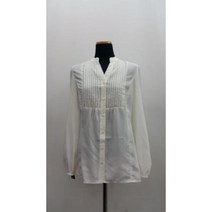KIN650976F1244/V넥 차이나카라 블라우스-2컬러/브라우스/BL