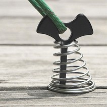 캠핑 끼우는 스프링 나무 데크 텐트 팩 캠핑팩 타프팩, 블랙