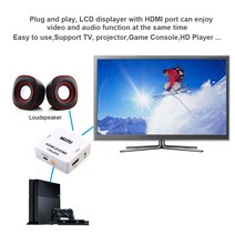 AIXXCO1080P 미니 HDMI2HDMI 오디오 HD 컨버터 PC 노트북 hdtv용 HDMI 추출기 어댑터 스위처