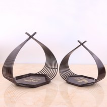 크리에이티브 이코노미야 찬기 멜라민 과일 접시 과자 바구니 문화 특색 찬기 선반 패션 테마 식당 식기 특이한그릇 인스타그램 요리 유튜브 요리 드라이아이스 접시, 트럼펫 바구니