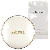 설화수 퍼펙팅 쿠션 파운데이션 본품 15g + 리필, 23호 미디엄 베이지, 1세트