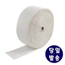 세라믹테이프 단열재 고온 보온 배관테이프 25m, 3.2X4인치X25m, 1개