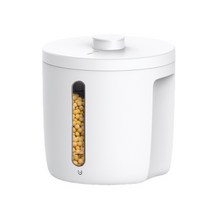 ANKRIC 진공 쌀통 쌀보관통 원터치쌀통디스펜서, 화이트