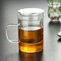 [로하티]루나 내열유리 티머그 400ml 유리머그컵, [로하티]루나 내열유리 티머그 400ml   유