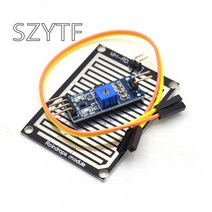 강우센서 우적센서 레인샌서 레인센서 모듈 ARDUINO 로봇 래인 샌서 레인 센서 물 빗방울 감지 모듈 빗방울 빗물감지 3.3-5v 비 비 날씨 습도 51, 한개옵션0
