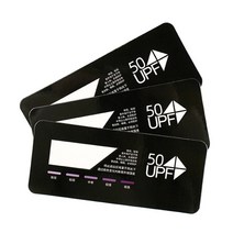 측정기 10pcs 휴대용 빠른 테스트 UV 센서 카드 표시기 UPF50 깊은 색상 강한 야외 햇빛, 02 10pcs