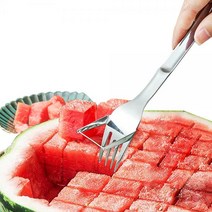 1+1 잘라서 바로먹는 수박커팅 포크 슬라이서 컷팅기, 10개