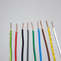 HFIX 단선 1.5SQ /2.5SQ 10미터 단위 절단판매 옥내배선 전기선 절연전선 전기기능사시험 인테리어 콘센트 스위치 차단기 분전함용 전선, 청색