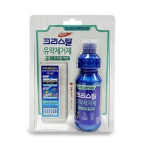 국산 자동차유리 컴파운드 유막제거제 차유막제거제 자동차세정제 유리물때, 1개, 크리스탈유막제거제