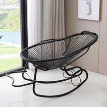 아카풀코 체어 의자 라탄 등나무 펜션 호텔 발코니, D 옵션 이미지 참조