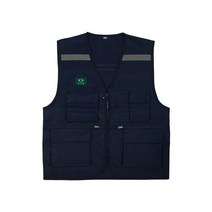 04vest 남색 안전조끼, 1개