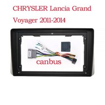 크라이슬러 그랜드 보이저 5 2011 2012- 2015 용 9 인치 안드로이드 자동차 닷지 캐러밴 2008-2020 프레임 플레이어 llation 키트 케이블, Frame Canbus-10pcs