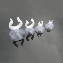 블랙 수족관 흡입 컵 공기 튜브 홀더 어항 펌프 산소 고정 액세서리 5 개, white_13mm