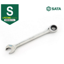 SATA 사타 더블라쳇 기어렌치 수공구 작업 볼트 너트 양쪽 깔깔이 스패너 양구 기어 렌치, 16