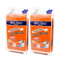 벨버드 배변패드50매X2팩 100매, 2팩, 50매입
