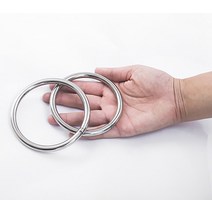 헤비 듀티 용접 라운드 링 M3-M10 부드러운 솔리드 O 304 스테인레스 스틸 해양 보트 해먹 요가 걸이식, 13 M6x60mm(1pcs)