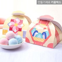 키움박스 명절 떡상자만들기세트 떡포장 선물상자, 일월오봉도
