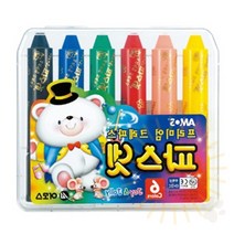 단디 파스넷 크레파스 6색 어린이집크레용