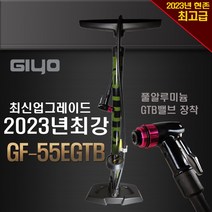 지요 2023년 현존 풀알루미늄밸브장착 GF-55EGTB 최신최강업그레이드 자전거펌프, 1개